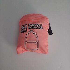 NOBO Packable Summer Backpack Pink/mint